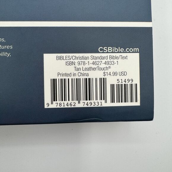 Holman CSB Deluxe Gift Bible Tan Leathertouch Gold Edges New 9781462749331 - Picture 3 of 13